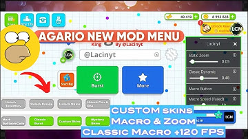 AGARIO NEW MOD MENU - IOS MACRO & ZOOM AGARIO MOBILE)