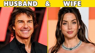 🔥 50 Famous Hollywood Husband & Wife Couples Then and Now (2026)