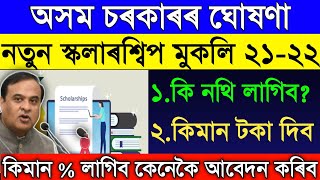 Assam government new scholarship for students | New scholarship 2021 | minority scholarship screenshot 4