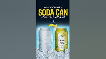 How to Create a Soda Can Mockup in Adobe Photoshop #amgraphix #SodaCan #Mockup #shorts #photoshop