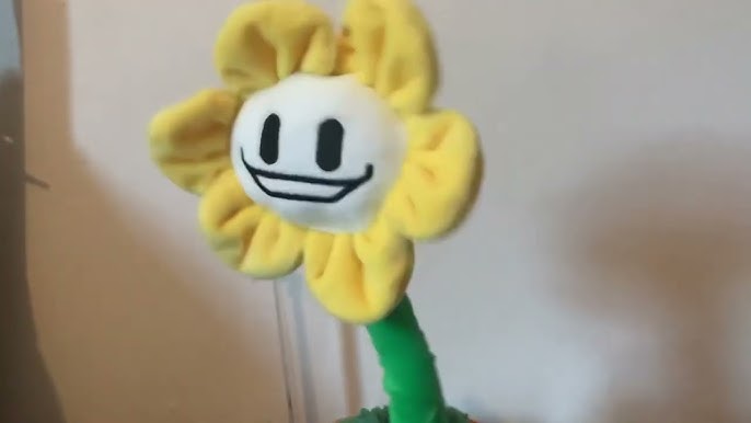 DIY GIANT Undertale Flowey Plushie with Interchangeable Face