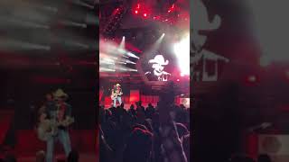 Jason Aldean performing "Crazy Town" at PNC Bank Arts Center. 9/9/17.