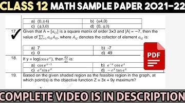 Given that A is a square matrix of order 3×3 and |A|=-7 then the value of ai2 Ai2 where Aij denotes