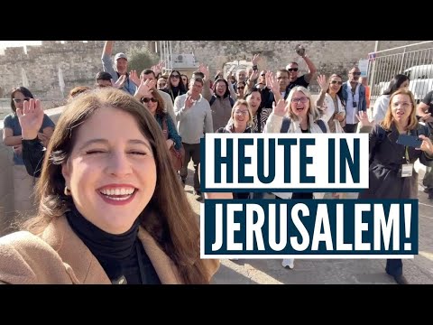 So fühlt sich ein Spaziergang durch Jerusalem wirklich an! Israel mit Aline