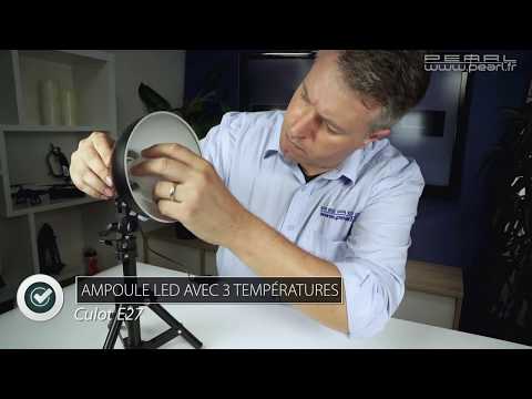 AMPOULE LED 3 TEMPERATURES E27 10W - [PEARLTV.FR]