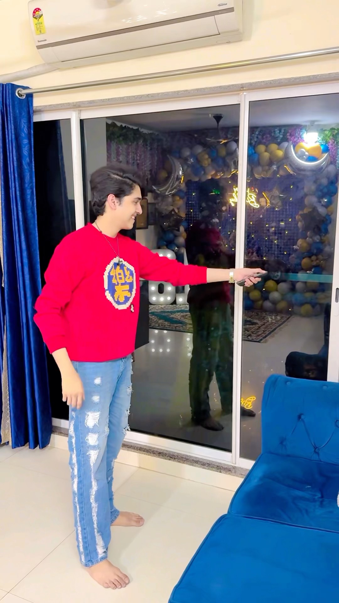 Remote Control✨Sliding?? #zidaanshahidaly #comedy #shorts