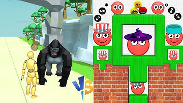 RAGDOLL BREAK Vs HIDE BALL (help me) - All Max Levels Up Funny  GamePlay iOS #ragdollbreak #hideball