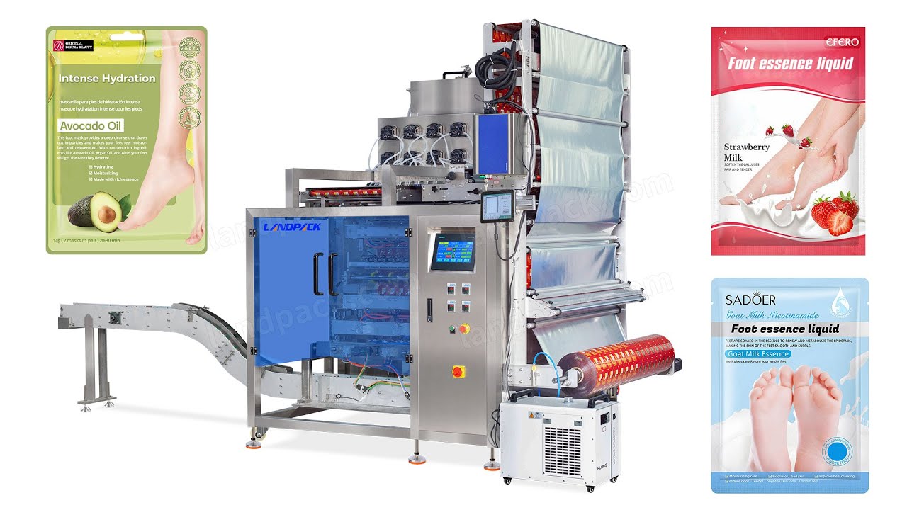 LDSF-1200L-8lane Cream Filling Machine With Laser Printer and connect to Cartonning Machine