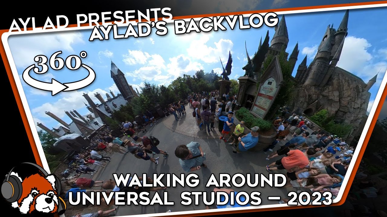 360 Tour of Universal Studios! Hogsmeade, Port of Entry, World Expo 