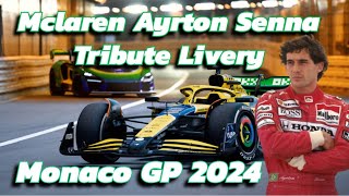 Mclarens Monaco Ayrton Senna Tribute Livery