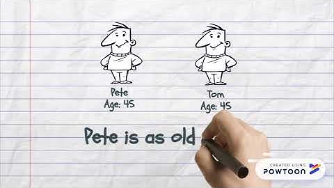 Comparative of EQUALITY