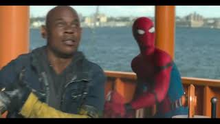Spider Man Homecoming --Iron man saves Ship Scene