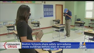 Boston Public Schools Show Off Preparations For In-Person Learning