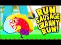 CAN GRANNY SAUSAGE ESCAPE THE DEADLY BACK YARD?! (Run Sausage Run)