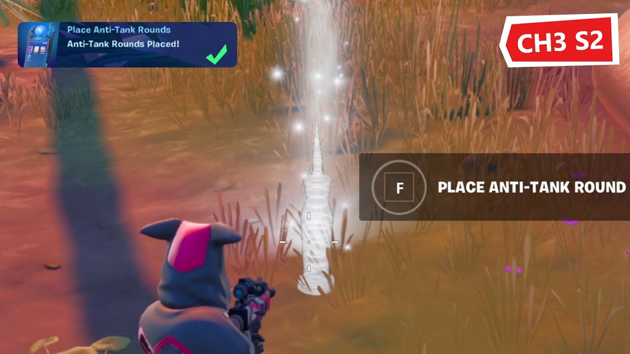 Establish Device Uplink near Sanctuary, Place Anti Tank Rounds in Fortnite