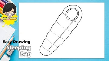 Easy Sleeping Bag Drawing