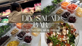Famous Healthy Girl Meal Prep: At Home Salad Bar *SAVE TIME* *GET HEALTHY* Wealth