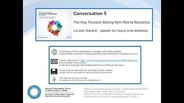 NCCDH Webinar: The way forward: Moving from risk to resilience: Introduction (1 of 3)