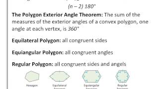 3-5 Polygon Angle-Sum Theorem