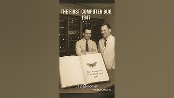 🪲 ¿Sabías que el primer bug informático fue un insecto real? Así nació el término “bug” 🧠💻