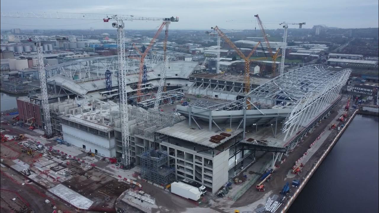 Bramley Moore Dock EFC Stadium Weekly Update **22.01.23** Part 1 YouTube