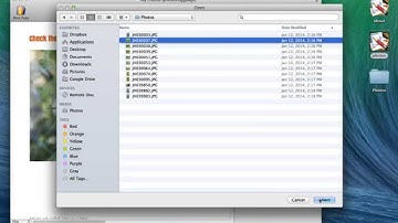 How to add photos to a web page using HTML Egg for Mac