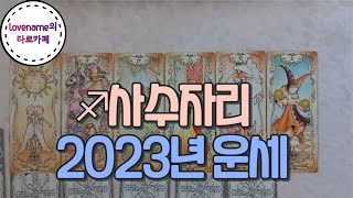 [타로/별자리운세] ♐사수자리♐ 【2023년 운세】 2023년 1월~12월까지! 어떤일이 일어날까?  유종의…
