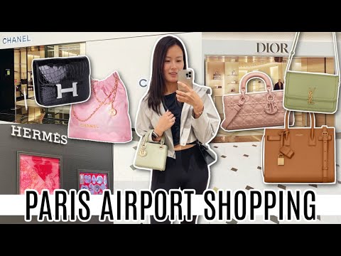PARIS CDG Airport✈️ Luxury Shopping Vlog *Hermès, Chanel, Dior, Saint Laurent*