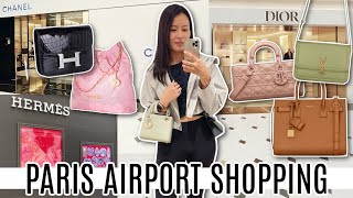 PARIS CDG Airport✈️ Luxury Shopping Vlog *Hermès, Chanel, Dior, Saint Laurent*
