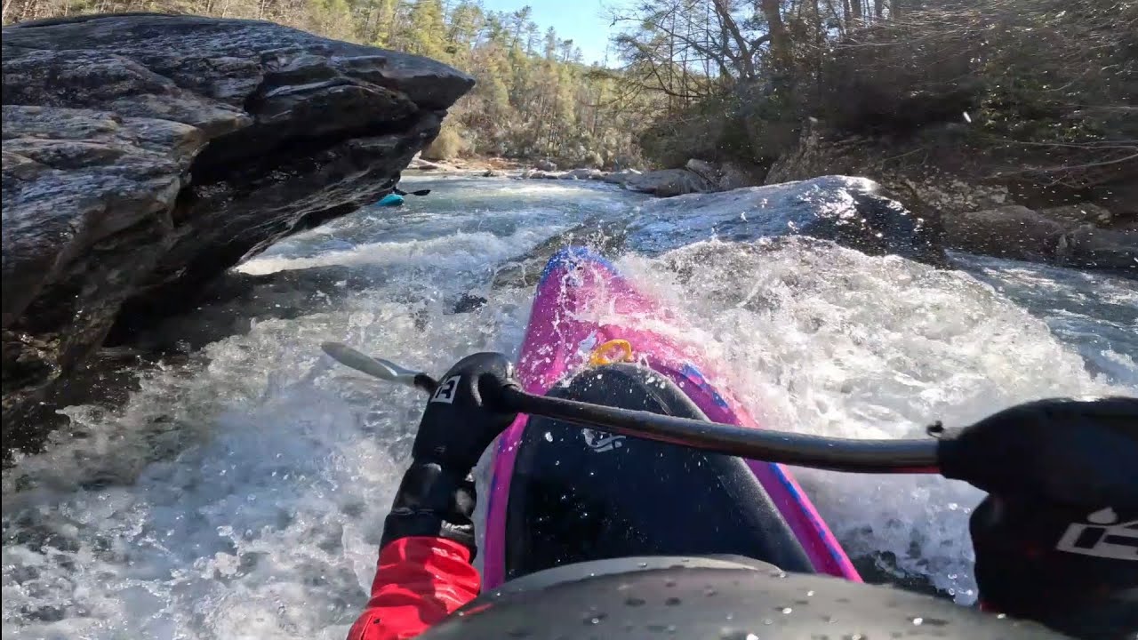Kayaking Chattooga Section 4 in the Spade Barracuda 