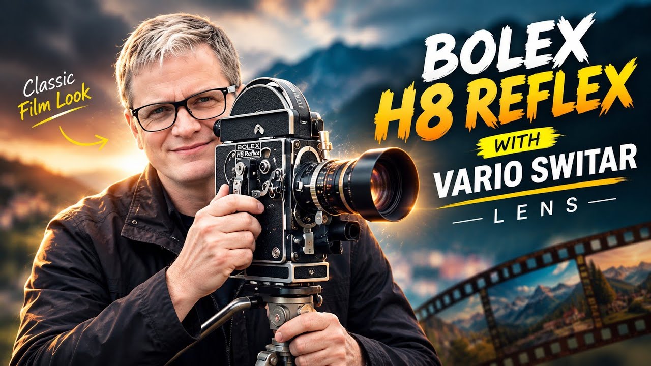 Bolex H8 Reflex camera with a Vario Switar lens - YouTube