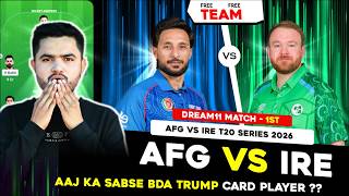 AFG vs IRE Dream11 Prediction | Afghanistan vs Ireland Today Match Prediction | 1st ODI 2026 screenshot 4