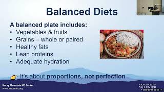 Eating Well with MS with Lilia Chavez, RDN -- Spring 2026 Education Summit