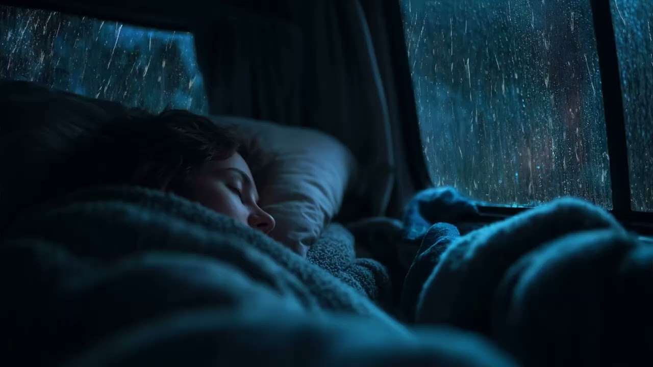 The Surprising CALMNESS of Rain Tapping on the Car While You Rest