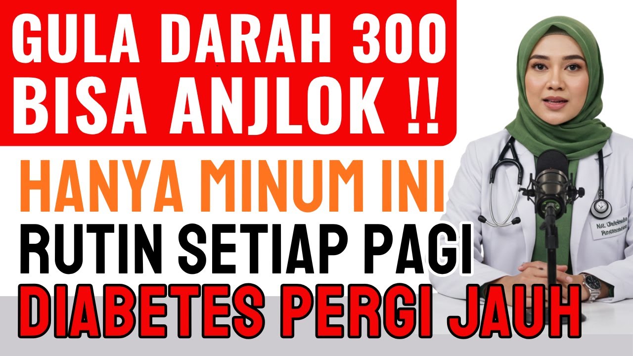 GULA DARAH 300 LANGSUNG ANJLOK‼️ Rutin 1 Gelas di Pagi Hari Turunkan Gula Darah, Sembuhkan Diabetes