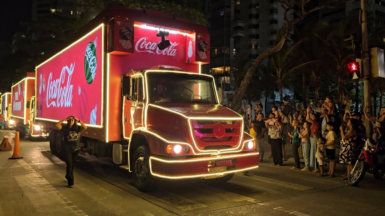 Caravana Coca-Cola Recife 2025 percurso 