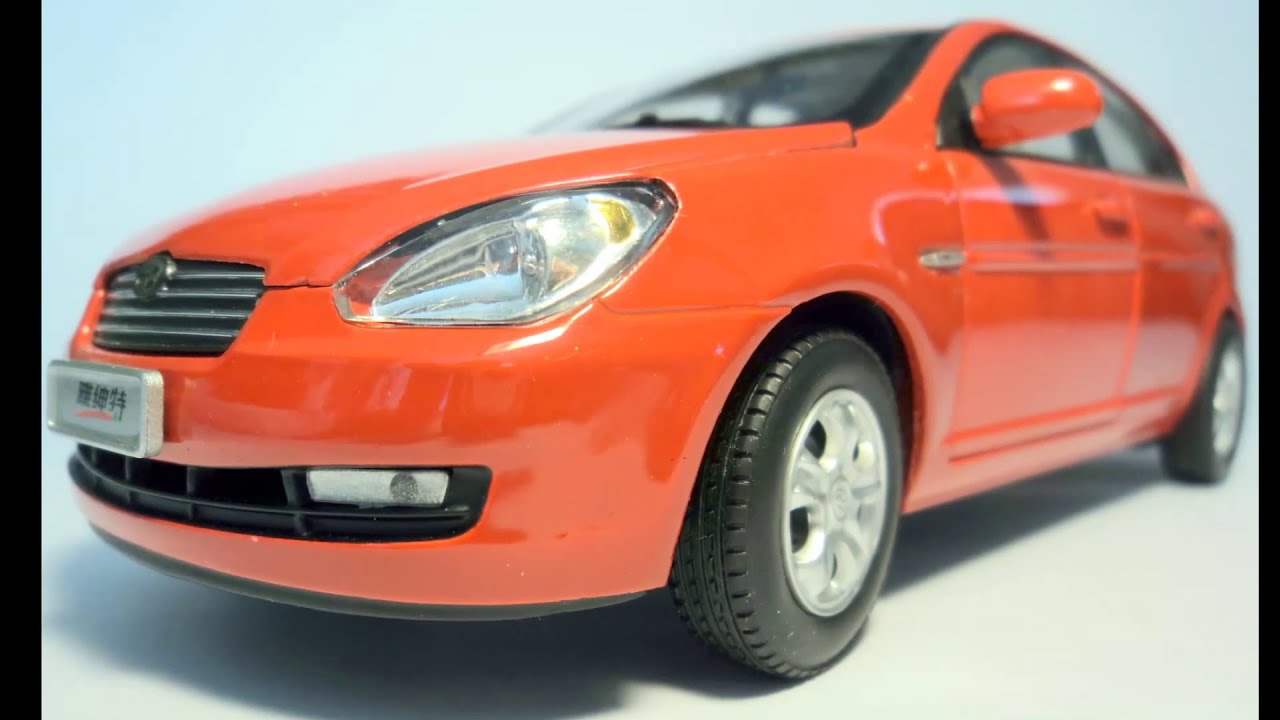 Diecast Car Collection: Hyundai New Accent 2006 1/24 - YouTube