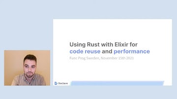 Using Rust with Elixir for code reuse and performance by Niklas Begley