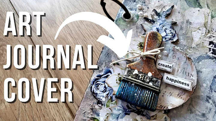 art journal cover | playing with moulds, resin and...