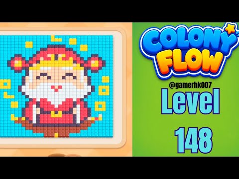 Colony Flow Level 148 Walkthrough Solution 
