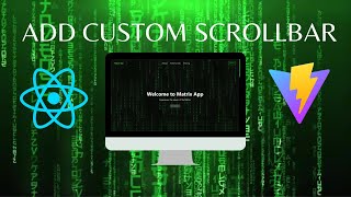 Create custom Scrollbar with CSS and React.js | Beginner Tutorial