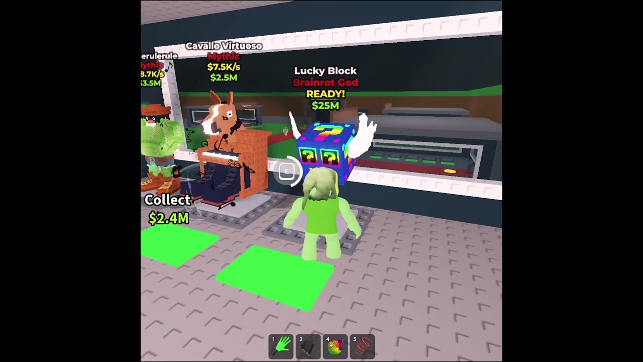 I opened my 1st ever Brainrot God lucky block || Steal a Brainrot  