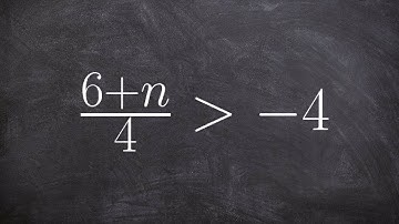 Solving a two step inequality