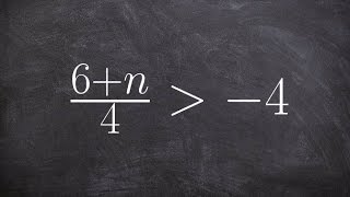 Solving a two step inequality