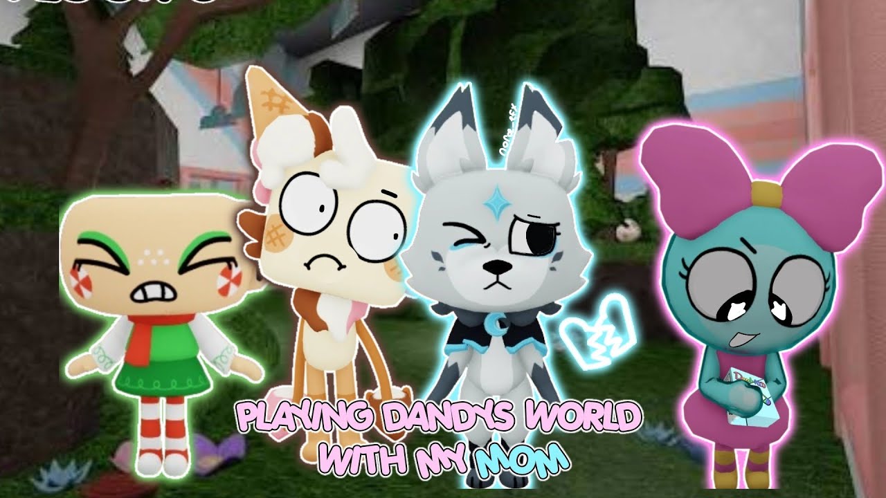 Playing Dandys world with my MOM⏤͟͟͞͞ [ Dandys world] - YouTube