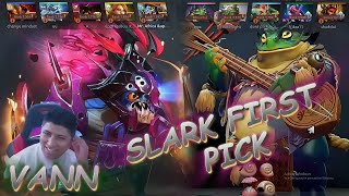 SPICY DOTA 😡 | Vann first picks Slark and suffers against Largo
