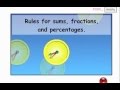 Teach VERBS FOR SUMS &amp; FRACTIONS - Easy English Grammar