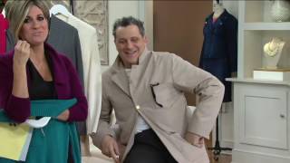 Isaac Mizrahi Live! Crossover V-neck Sweater Tunic on QVC