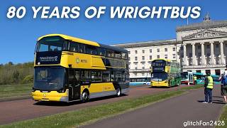 Wrightbus Turns 80 🎉 Stunning Parade of New and Heritage Buses