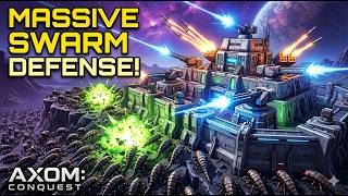I Built an OVERPOWERED Fortress vs Endless Alien Bugs! | Axom: Conquest screenshot 4